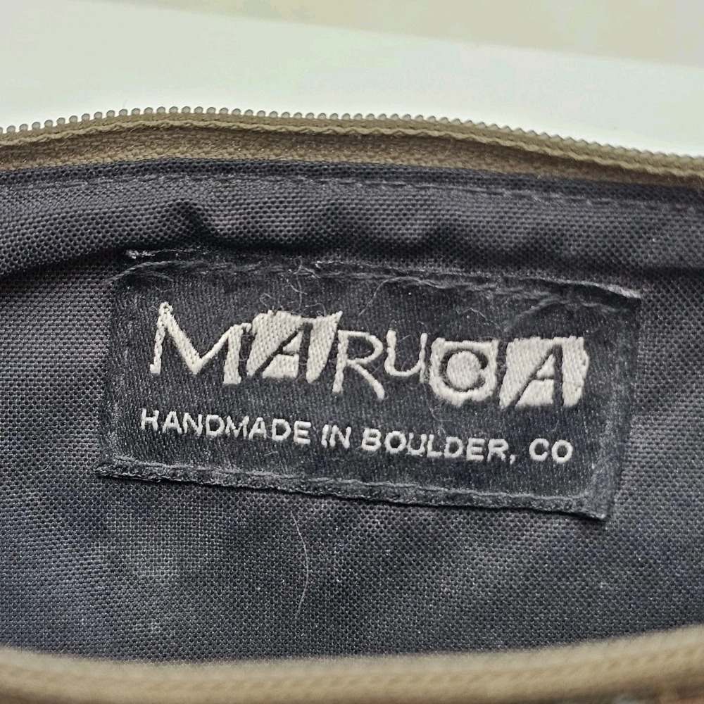 Cosmetic Bag Maruca Designs Boulder, CO Lined 9" x 4" Make-up Travel Pouch - Picture 4 of 7